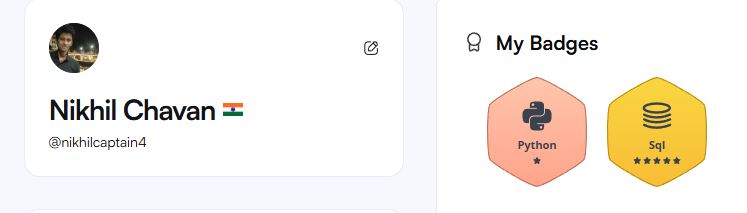 HackerRank SQL Badge